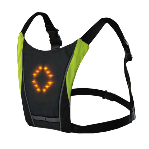CycleBright Weste - Sicher und Sichtbar Fahrradfahren mit Blinkern