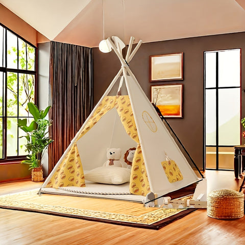 KiddieTipi Multifunktionales Tipi-Zelt - Weiche Zelte für drinnen und draußen