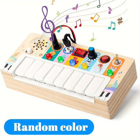 Bildungs Musik Spielbrett für Kinder - Lernen und Spielen mit Geräuschen und Lichtern