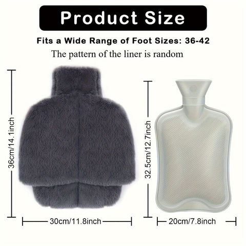 CozyHeat Wärmflasche – Groß und Plüsch für Langfristige Wärme