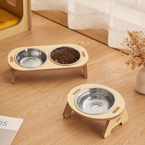 Erhöhte Katzenfutterschüssel Set – Nachhaltiges und Bequemes Essen für Ihre Katze
