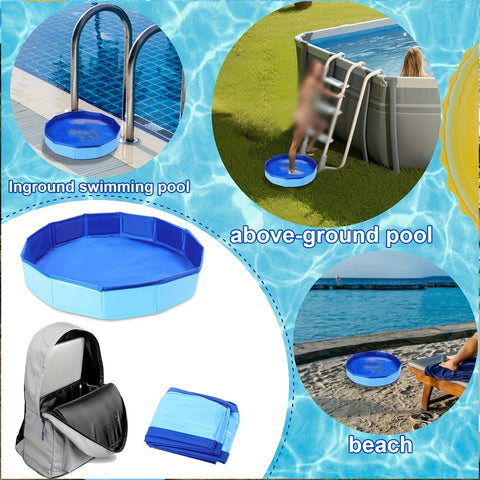 Tragbares Faltbares Fußbad – Einfache Eingangsfußwaschanlage für den Pool