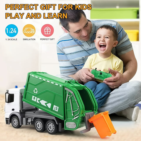 EcoTruck RC Müllwagen - Realistisches Spielzeugfahrzeug mit Licht & Sound
