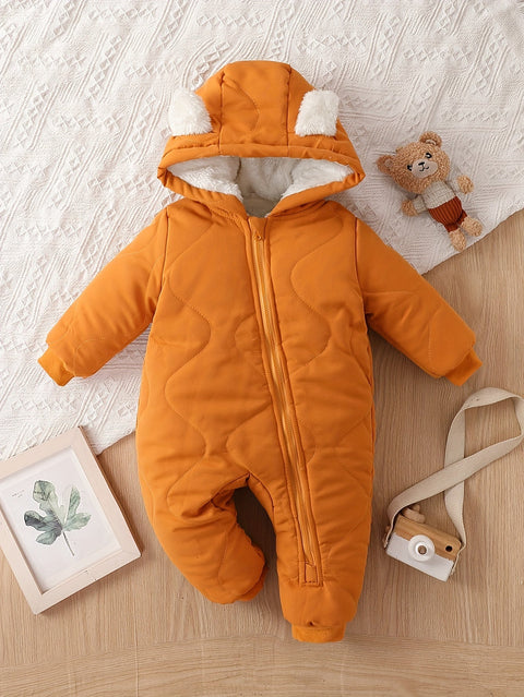 Luca Kapuzenoverall für Babys - Warm und Niedlich für Außenabenteuer