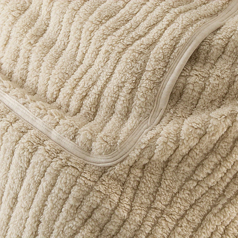 CuddleMe Baby Decken – Multifunktionale Kapuzen-Decke mit Khaki Streifen für Babys
