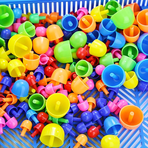 Bildungsfördernde Plastikbausteine – Fördern Sie kreatives Denken und Farberkennung