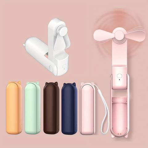 Tragbarer Ventilator mit Powerbank - Leise und Effizient für Unterwegs