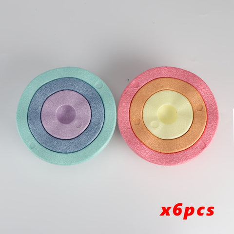 Set von 6 Bunten Balance Boards – Ideal für Kraft, Koordination und Training