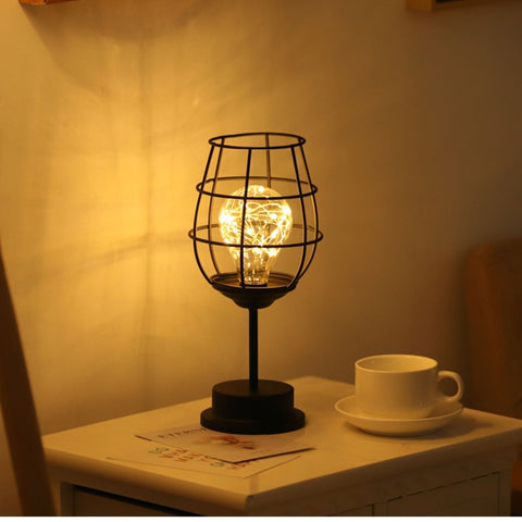 Edison Vintage Tischlampen – Industrieller Stil, Gemütliche Beleuchtung