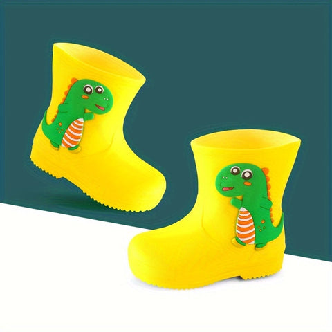 Dino & Bunny Regenstiefel für Kinder - Verspielter Wasserdichter Schutz