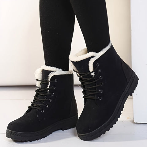 Damen Stilvolle Winter Stiefeletten - Halte deine Füße Warm und Bequem