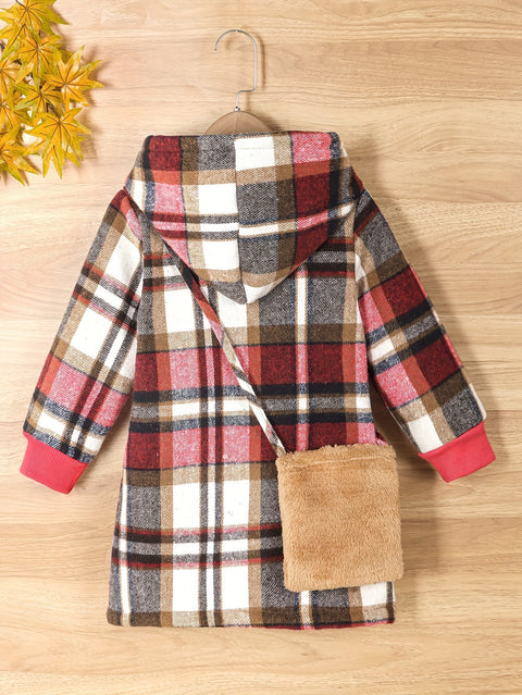 Fleur Fleece Karierte Jacke für Kinder - Warm und Stilvoll für den Winter