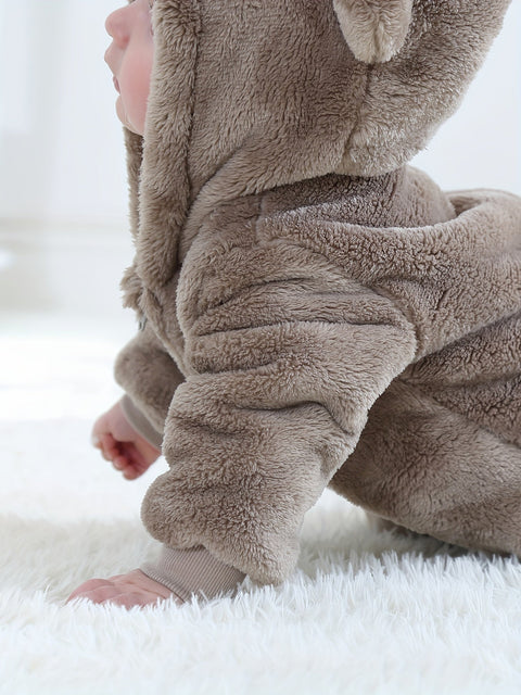Bennie Bären Strampler für Babys - Warmer und Gemütlicher Jumpsuit für Draußen