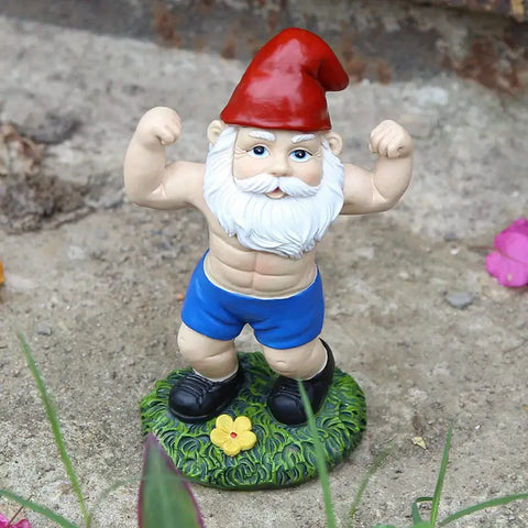 Sportliche Zwerge - Lustige Gartenfiguren für eine Verspielt Atmosphäre