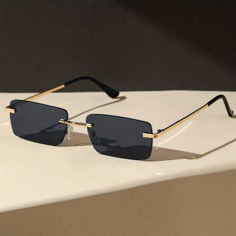 Stilvolle rahmenlose Sonnenbrille – Trendy und komfortabel für Männer