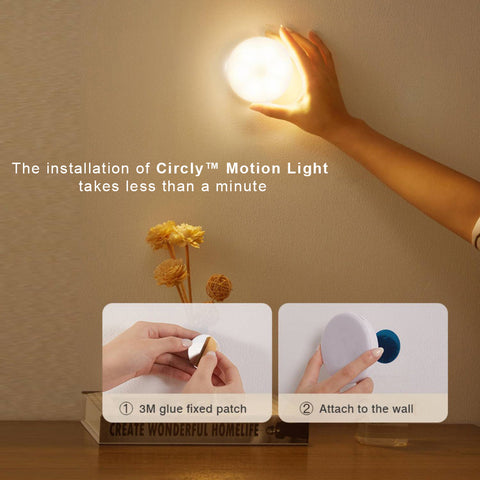Circly Wiederaufladbare LED Lampe – Praktische Beleuchtung mit Bewegungssensor