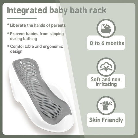SafeNest Babybadewanne - Ergonomische & Belüftete Unterstützung