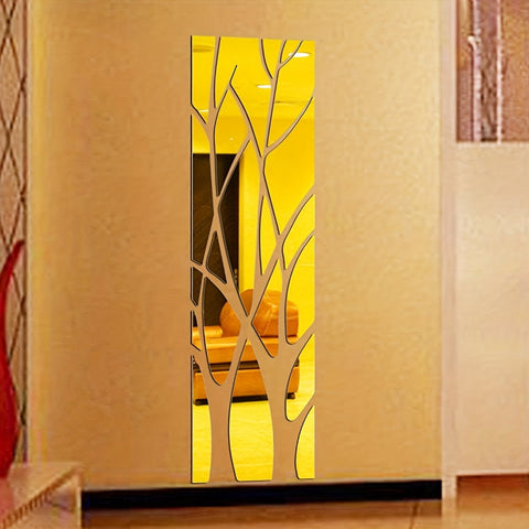 NatureLine 3D Acryl Wanddekoration – Einzigartiges Zweigdesign für Wohnzimmer und Flur