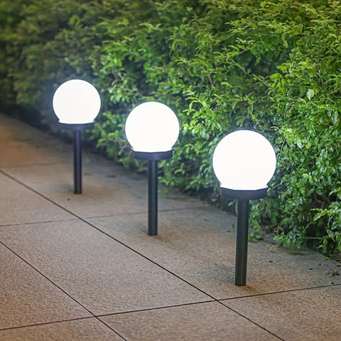 Solar LED Gartenlampen – Sphärische Beleuchtung für Wege und Gärten