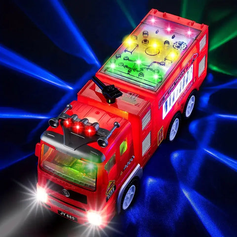 Leuchtende Feuerwehrwagen - Abenteuerliches Spielzeug für Kinder