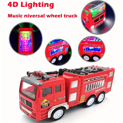 Leuchtende Feuerwehrwagen - Abenteuerliches Spielzeug für Kinder