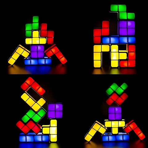 Bloklight Retro Stimmungslicht – Einzigartiger Stil und warme Atmosphäre