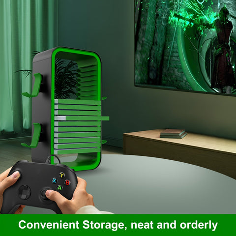 Universelle Game Disc Aufbewahrung und Controller Display Stand – Für PS5, PS4, Switch und Xbox