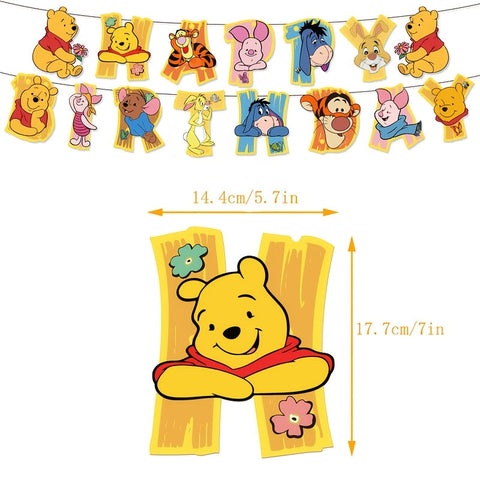 Disney Winnie Puuh Festset – Komplett mit Dekorationen für eine Magische Feier