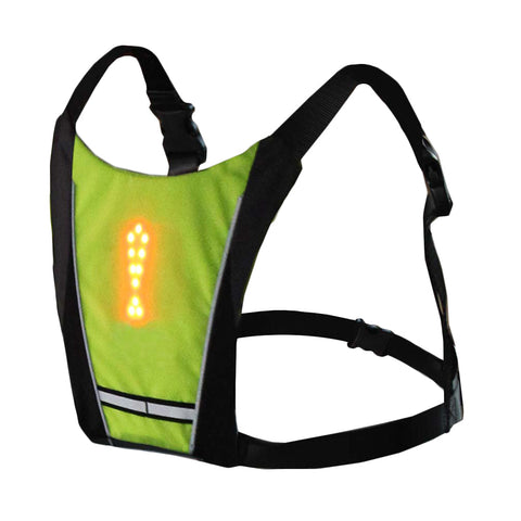 CycleBright Weste - Sicher und Sichtbar Fahrradfahren mit Blinkern
