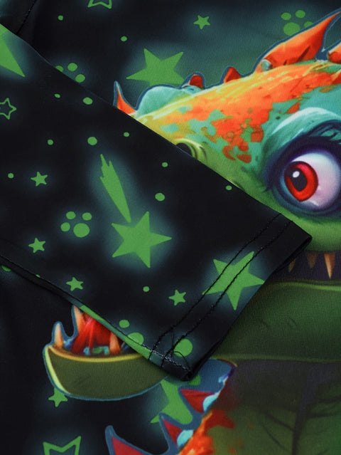 DinoGlow Pyjama Set - Strahlende Nächte für abenteuerlustige Kinder