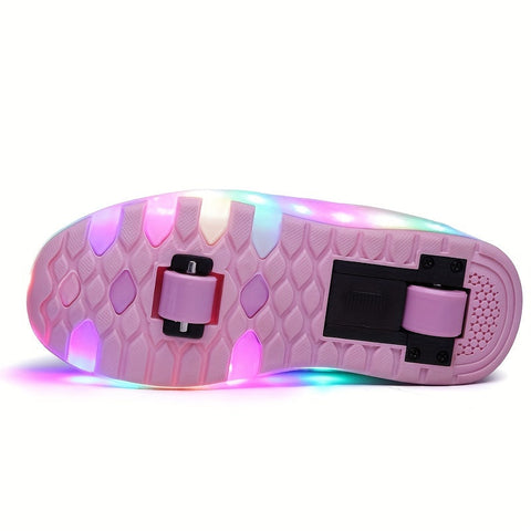 LichtJong Leuchtende Roller Sneakers - Für Kinder, die sich gerne bewegen