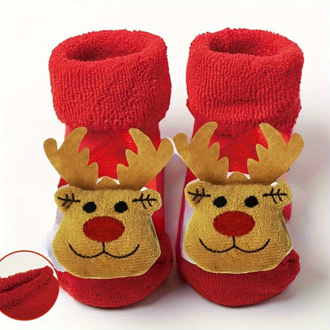 Süße Weihnachtsbaby-Söckchen - Für Warme Füßchen
