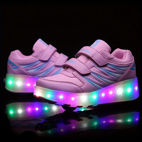 LichtJong Leuchtende Roller Sneakers - Für Kinder, die sich gerne bewegen
