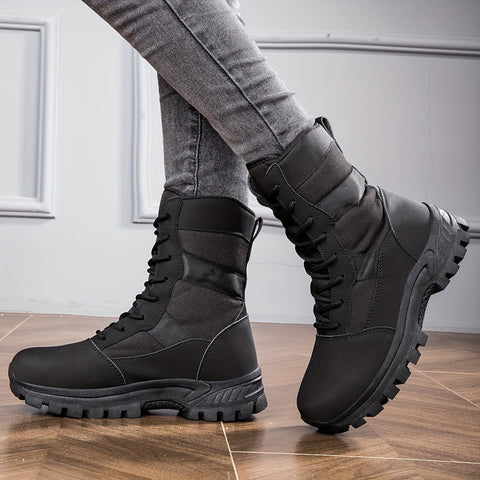 Damen Mid-Calf Wanderschuhe – Rutschfeste Trekkingstiefel mit Bequemer Fütterung