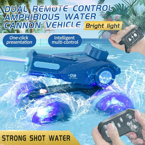 SplashRider Amphibisches RC Wasserkanone Truck – Spritziger Spielspaß