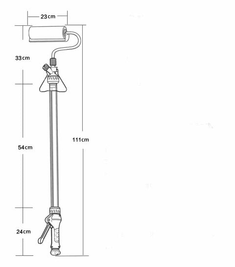 EasyRoll Farbroller mit Teleskopstiel - Einfaches und Effizientes Streichen