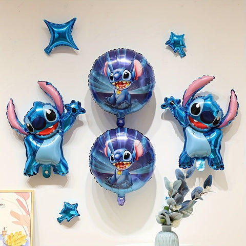 Stitch Ballonset – 5 Stück für eine Magische Feier