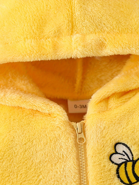 3-teiliges Baby Mädchen Flanell Set – Ideal für kalte Herbst- und Wintertage