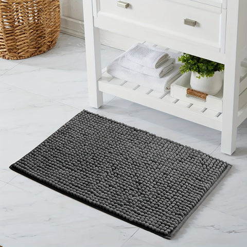 Ultra-weiche Chenille-Badematte – Perfekt für Badezimmer oder Eingangsbereich