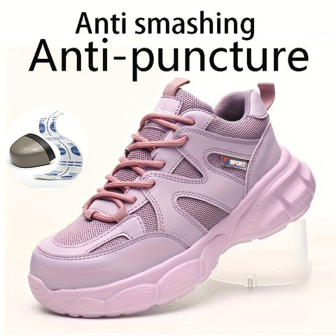 Damen Sicherheitsarbeits Sneakers – Stahlkappen und Durchstichsicher