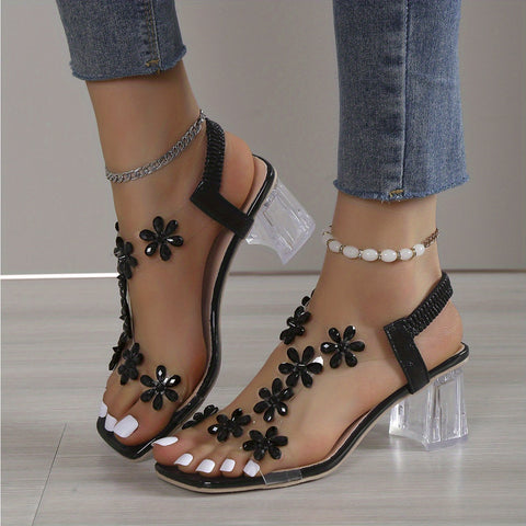 Blumenfest Sandalen für Damen - Luftig und Chic für Sonnige Tage