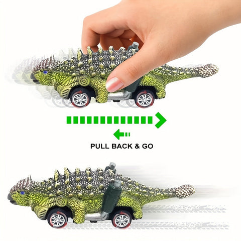 Dino Racer Spielset - Flotte Dino Fahrzeuge für abenteuerlustige Kinder