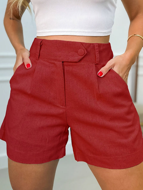 Elegante Hochtaillierte Shorts – Komfort und Stil in Einem