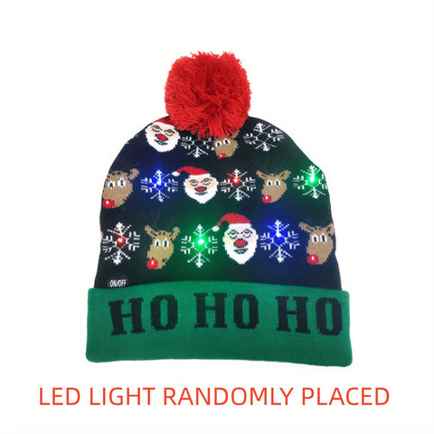 Frostige LED Weihnachtsmützen - Beleuchtet und Fröhlich für die Feiertage