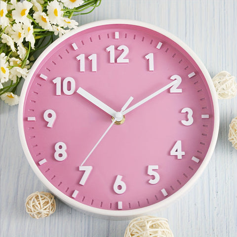 PinkTime Rosa Wanduhr - Modern und Dekorativ für Jeden Raum