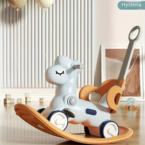 2-in-1 Baby Schaukelpferd und Laufrad - Sicheres und Lustiges Spielzeug