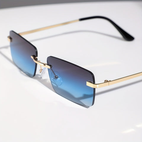 Stilvolle rahmenlose Sonnenbrille – Trendy und komfortabel für Männer