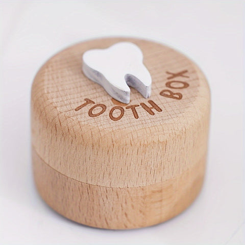 Zahnfee Box für Kinder - Holz Zahnbox als Erinnerung und Souvenir