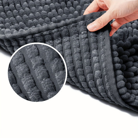 Ultra-weiche Chenille-Badematte – Perfekt für Badezimmer oder Eingangsbereich