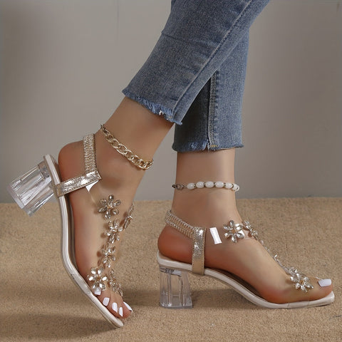Blumenfest Sandalen für Damen - Luftig und Chic für Sonnige Tage